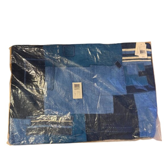 Ralph Lauren Stover Throw Pillow COVER ONLY Summer Blue 16x24 NEW - Picture 2 of 5